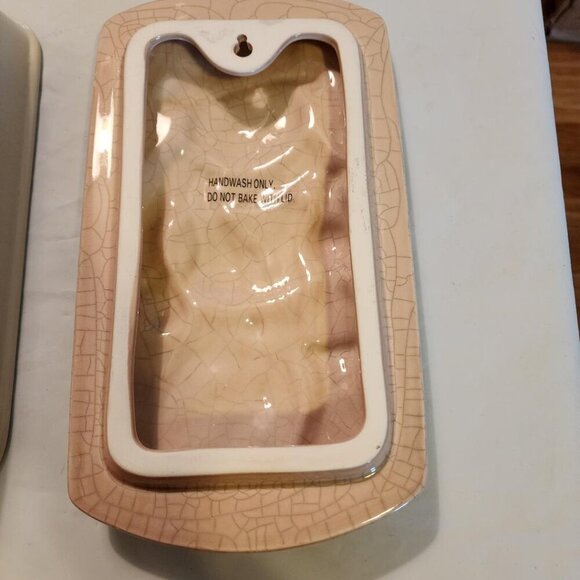 DEBCO LOAF PAN WITH SNOWMAN LID - Picture 3 of 10